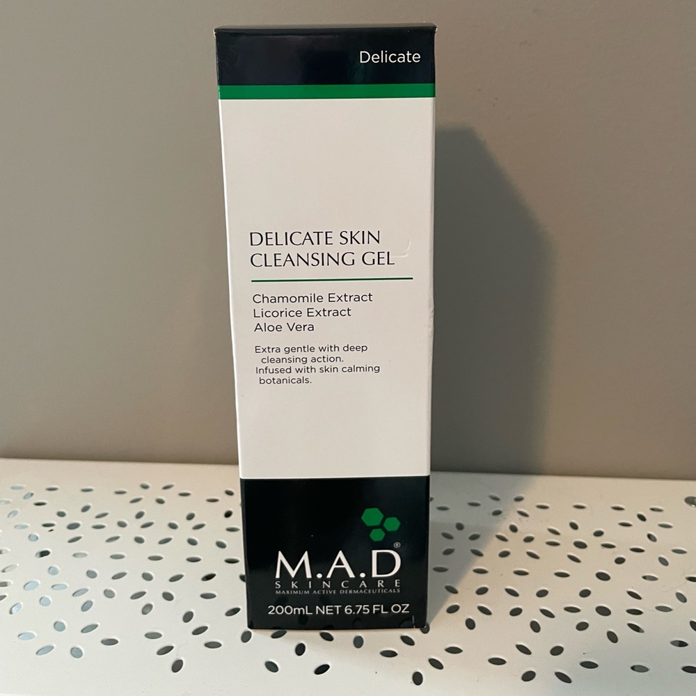 M.A.D delicate skin cleansing gel.